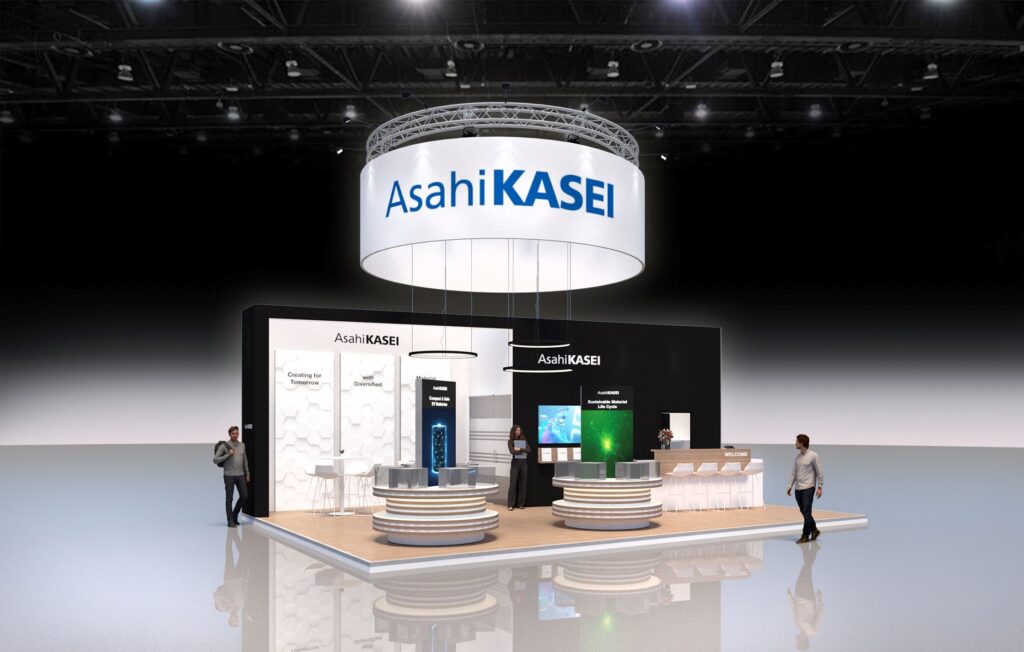 Asahi Kasei booth at Fakuma