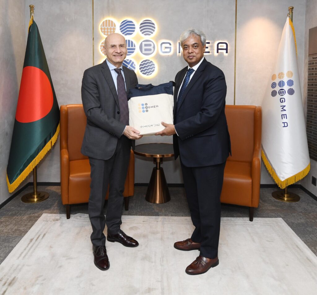 Italy Ambassador meets BGMEA Administrator