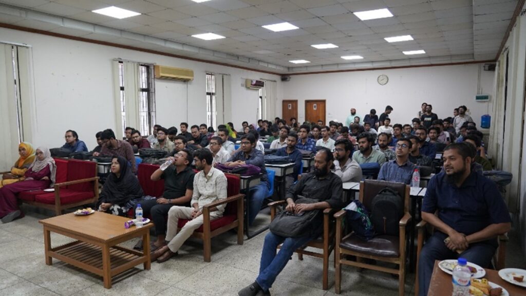 Inspiring speaking session “Career Talk” held in BUTEX 3 students enjoyed the session